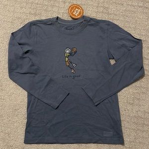 Brand new life is good boy long sleeve tee